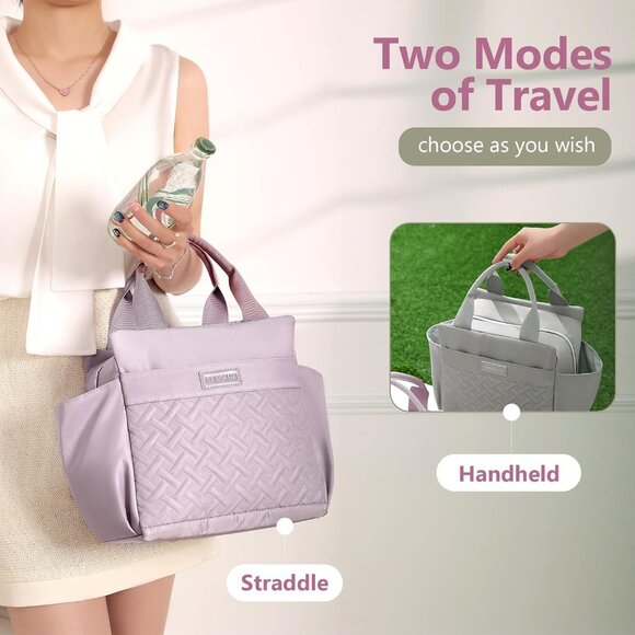 Insulated Lunch Bag for Women- 11L Leakproof Work Lunch Box with Bottle Holder a - Picture 6 of 7